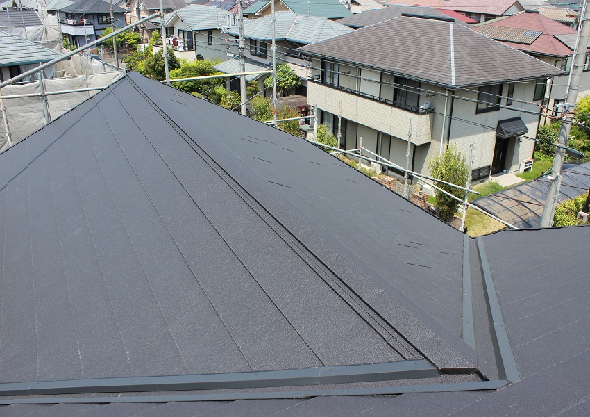 屋根ガルテクト施工例