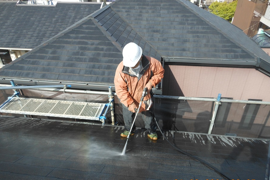 カラーベスト屋根洗浄