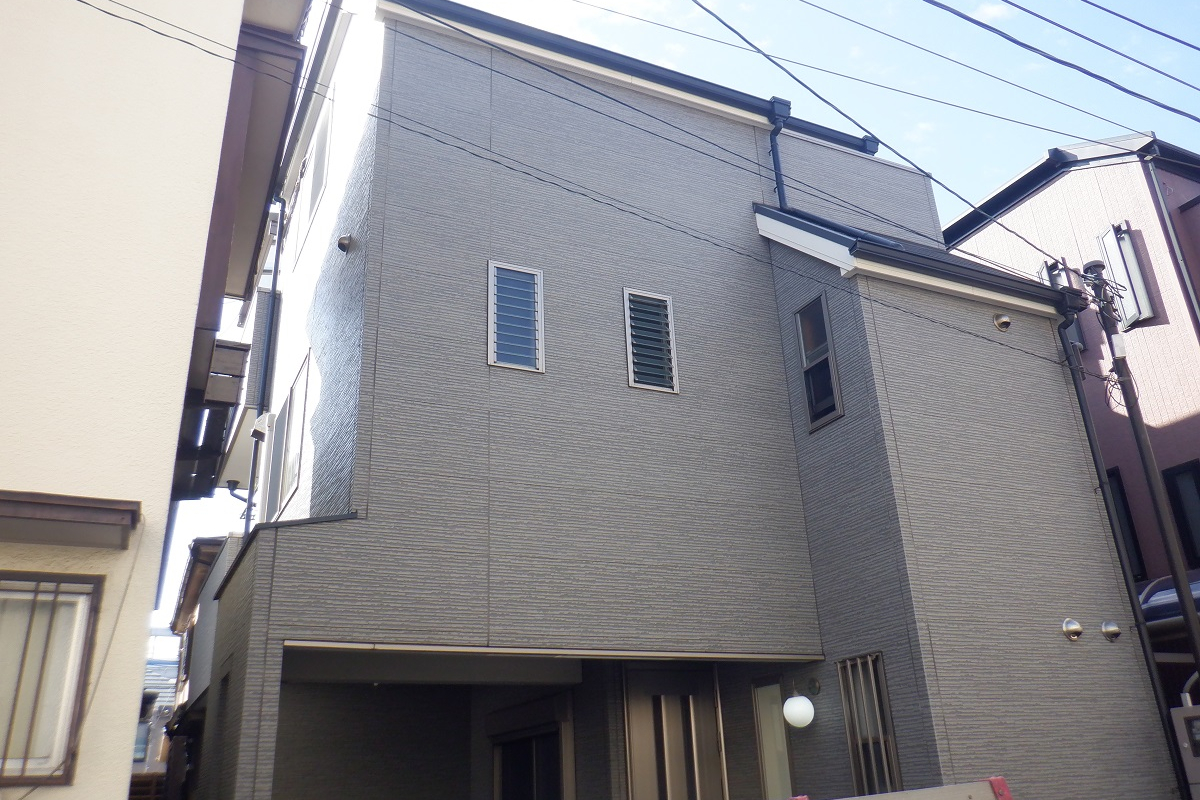 大阪市 外壁塗装 3階建て