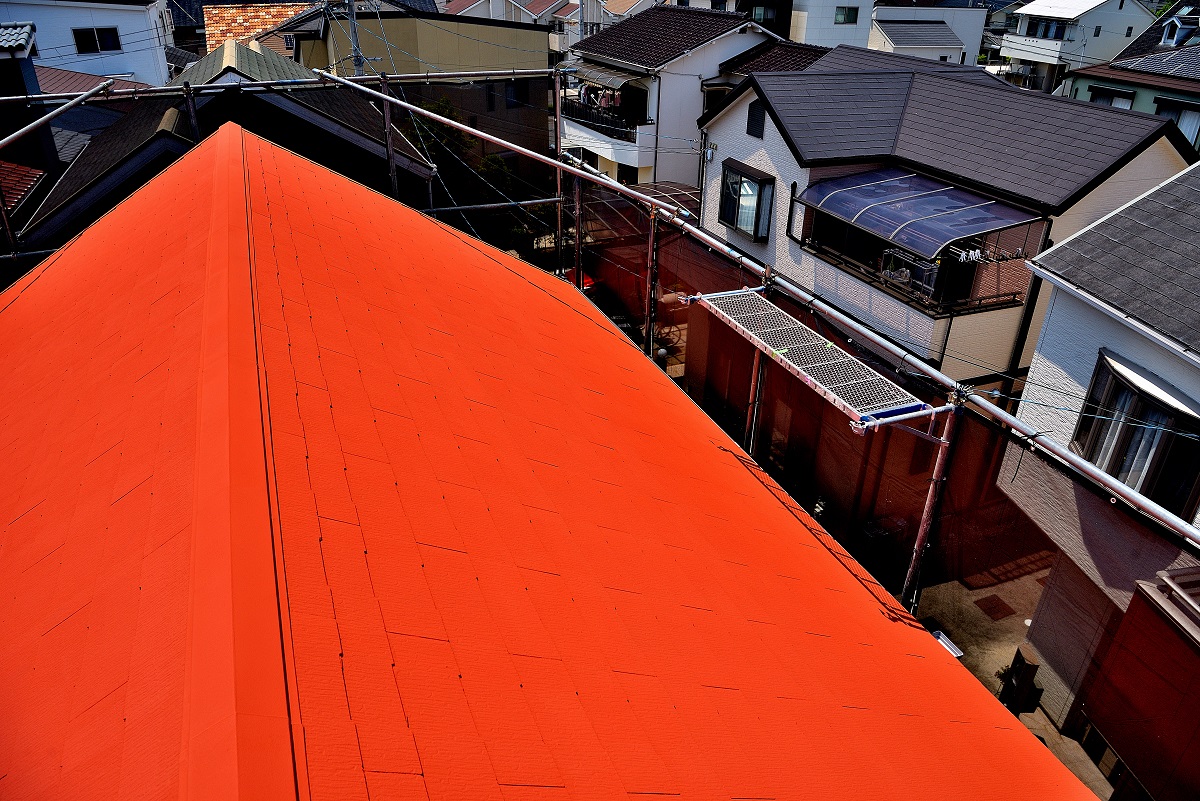 大阪市 平野区 屋根塗装完工