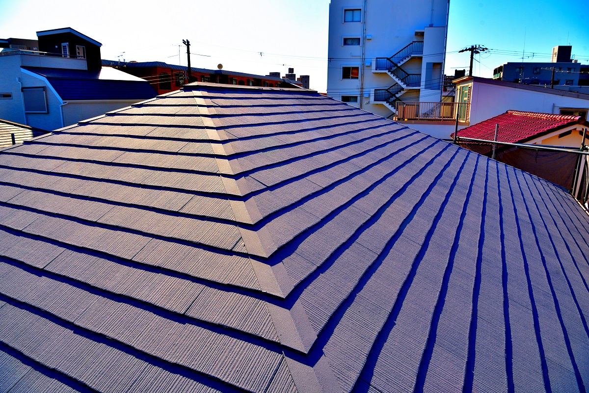 東大阪市で屋根塗装工事完工