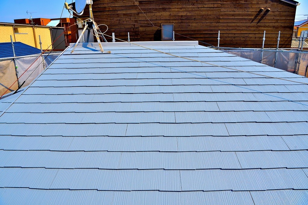 屋根シーラー塗装2回目