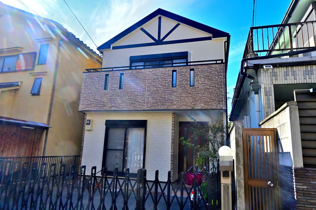 ダブルトーン工法塗装完成