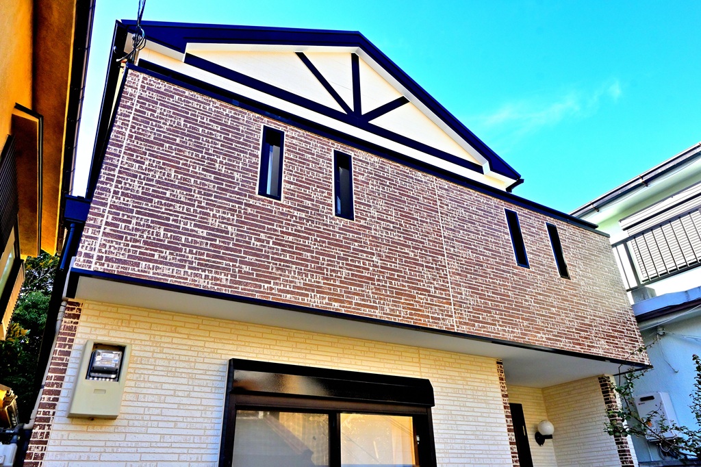 ダブルトーン工法塗装完成